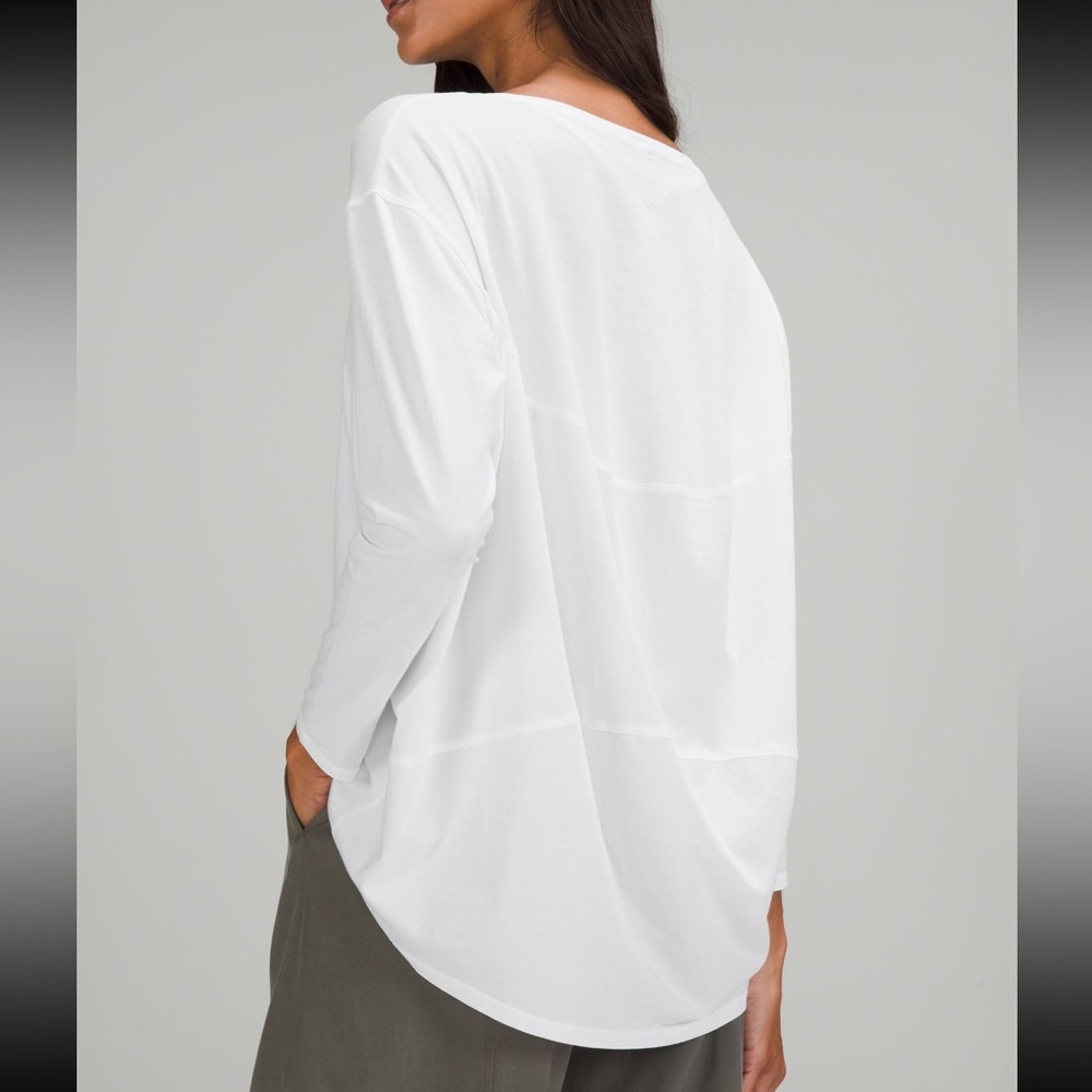 EUC Lululemon Back In Action Long-Sleeve Shirt